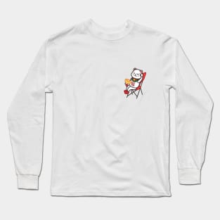 Cat on Chair #005 Long Sleeve T-Shirt